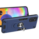 For Samsung Galaxy A31 2 in 1 Armour Series PC + TPU Protective Case with Ring Holder(Royal Blue)