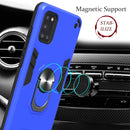 For Samsung Galaxy A31 2 in 1 Armour Series PC + TPU Protective Case with Ring Holder(Red)
