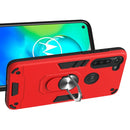 For Motorola Moto G8 Power 2 in 1 Armour Series PC + TPU Protective Case with Ring Holder(Red)