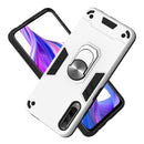 For Huawei Y9s / Honor 9X 2 in 1 Armour Series PC + TPU Protective Case with Ring Holder(Silver)