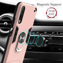 For Huawei Y9s / Honor 9X 2 in 1 Armour Series PC + TPU Protective Case with Ring Holder(Black)
