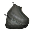 Silicone Non-slip Thickened Wear-resistant Waterproof Shoe Boots Cover, Size:M(Black)
