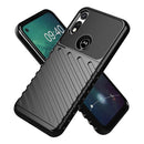 For Motorola Moto E(2020) Thunderbolt Shockproof TPU Protective Soft Case(Black)