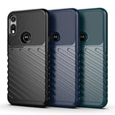 For Motorola Moto E(2020) Thunderbolt Shockproof TPU Protective Soft Case(Black)