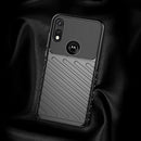 For Motorola Moto G8 Power Lite Thunderbolt Shockproof TPU Protective Soft Case(Black)