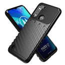 For Motorola Moto G8 Power Lite Thunderbolt Shockproof TPU Protective Soft Case(Blue)