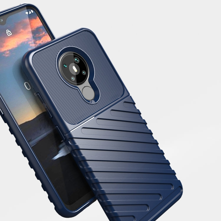 For Nokia 5.3 Thunderbolt Shockproof TPU Protective Soft Case(Blue)