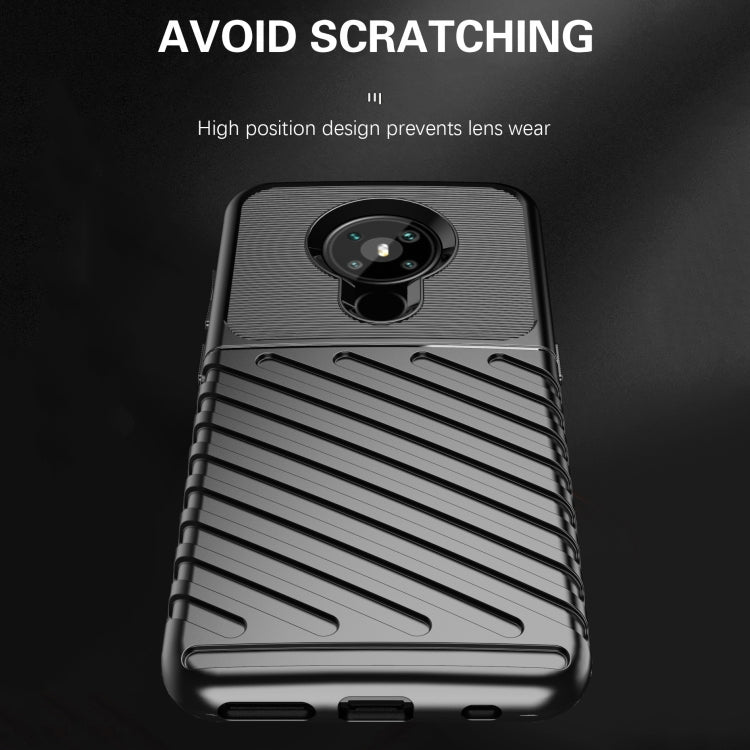 For Nokia 5.3 Thunderbolt Shockproof TPU Protective Soft Case(Blue)