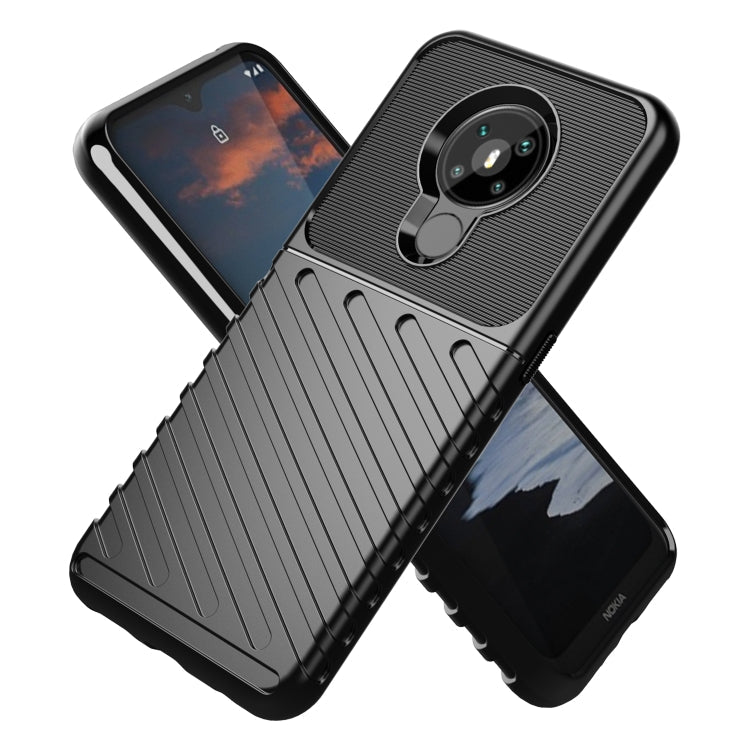 For Nokia 5.3 Thunderbolt Shockproof TPU Protective Soft Case(Blue)