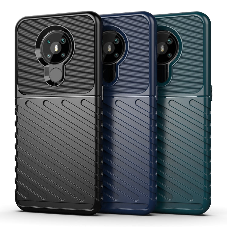 For Nokia 5.3 Thunderbolt Shockproof TPU Protective Soft Case(Blue)