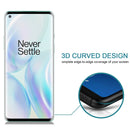 For OnePlus 8 / 8 5G UW Verizon 3D Curved Edge Full Screen Tempered Glass Film