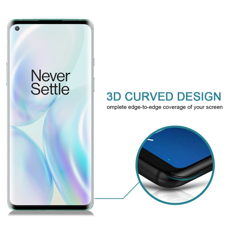 For OnePlus 8 / 8 5G UW Verizon 3D Curved Edge Full Screen Tempered Glass Film