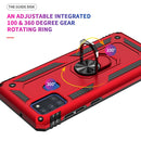 For Samsung Galaxy A21s Shockproof TPU + PC Protective Case with 360 Degree Rotating Holder(Gold)