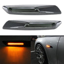 2 PCS Car Fender Light LED Leaf Board Side DC12V / 1.7W for BMW, Yellow Light, Style:F