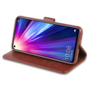 For Huawei Honor V20 AZNS Sheepskin Texture Horizontal Flip Leather Case with Holder & Card Slots & Wallet(Black)
