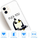 For iPhone 11 Coloured Drawing Pattern Highly Transparent TPU Protective Case(Penguin)