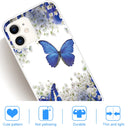 For iPhone 11 Coloured Drawing Pattern Highly Transparent TPU Protective Case(Purple Butterfly)