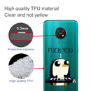For Nokia 6.2 / 7.2 Coloured Drawing Pattern Highly Transparent TPU Protective Case(Penguin)