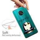 For Nokia 6.2 / 7.2 Coloured Drawing Pattern Highly Transparent TPU Protective Case(Penguin)