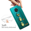 For Nokia 6.2 / 7.2 Coloured Drawing Pattern Highly Transparent TPU Protective Case(Avocado)