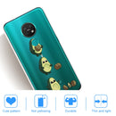 For Nokia 6.2 / 7.2 Coloured Drawing Pattern Highly Transparent TPU Protective Case(Avocado)