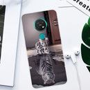 For Nokia 6.2 / 7.2 Coloured Drawing Pattern Highly Transparent TPU Protective Case(Cat Tiger)