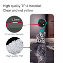 For Nokia 6.2 / 7.2 Coloured Drawing Pattern Highly Transparent TPU Protective Case(Cat Tiger)