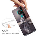 For Nokia 6.2 / 7.2 Coloured Drawing Pattern Highly Transparent TPU Protective Case(Cat Tiger)