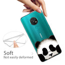 For Nokia 6.2 / 7.2 Coloured Drawing Pattern Highly Transparent TPU Protective Case(Panda)