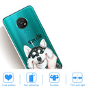 For Nokia 6.2 / 7.2 Coloured Drawing Pattern Highly Transparent TPU Protective Case(Pinch Dog)