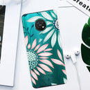 For Nokia 6.2 / 7.2 Coloured Drawing Pattern Highly Transparent TPU Protective Case(Flower)