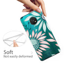 For Nokia 6.2 / 7.2 Coloured Drawing Pattern Highly Transparent TPU Protective Case(Flower)