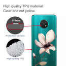 For Nokia 6.2 / 7.2 Coloured Drawing Pattern Highly Transparent TPU Protective Case(Lotus)