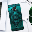 For Nokia 6.2 / 7.2 Coloured Drawing Pattern Highly Transparent TPU Protective Case(Mandala)
