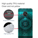For Nokia 6.2 / 7.2 Coloured Drawing Pattern Highly Transparent TPU Protective Case(Mandala)