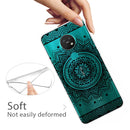 For Nokia 6.2 / 7.2 Coloured Drawing Pattern Highly Transparent TPU Protective Case(Mandala)
