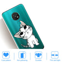For Nokia 6.2 / 7.2 Coloured Drawing Pattern Highly Transparent TPU Protective Case(Cat)