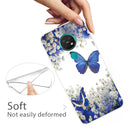 For Nokia 6.2 / 7.2 Coloured Drawing Pattern Highly Transparent TPU Protective Case(Purple Butterfly)