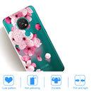 For Nokia 6.2 / 7.2 Coloured Drawing Pattern Highly Transparent TPU Protective Case(Cherry Blossoms)