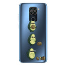 For Xiaomi Redmi 10X Coloured Drawing Pattern Highly Transparent TPU Protective Case(Avocado)