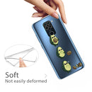 For Xiaomi Redmi 10X Coloured Drawing Pattern Highly Transparent TPU Protective Case(Avocado)