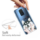 For Xiaomi Redmi 10X Coloured Drawing Pattern Highly Transparent TPU Protective Case(Pinch Dog)