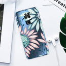 For Xiaomi Redmi 10X Coloured Drawing Pattern Highly Transparent TPU Protective Case(Flower)