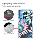 For Xiaomi Redmi 10X Coloured Drawing Pattern Highly Transparent TPU Protective Case(Flower)