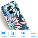 For Xiaomi Redmi 10X Coloured Drawing Pattern Highly Transparent TPU Protective Case(Flower)