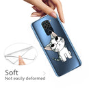 For Xiaomi Redmi 10X Coloured Drawing Pattern Highly Transparent TPU Protective Case(Cat)