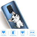 For Xiaomi Redmi 10X Coloured Drawing Pattern Highly Transparent TPU Protective Case(Cat)
