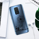 For Xiaomi Redmi 10X Coloured Drawing Pattern Highly Transparent TPU Protective Case(Dandelion)