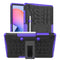 For Samsung Galaxy S6 Lite Tire Texture TPU+PC Shockproof Case , with Holder & Pen Tray(Purple)