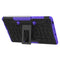 For Samsung Galaxy S6 Lite Tire Texture TPU+PC Shockproof Case , with Holder & Pen Tray(Purple)